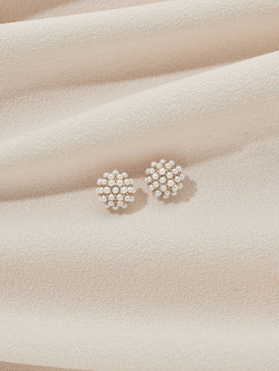 Mini Pearl Pave Studs