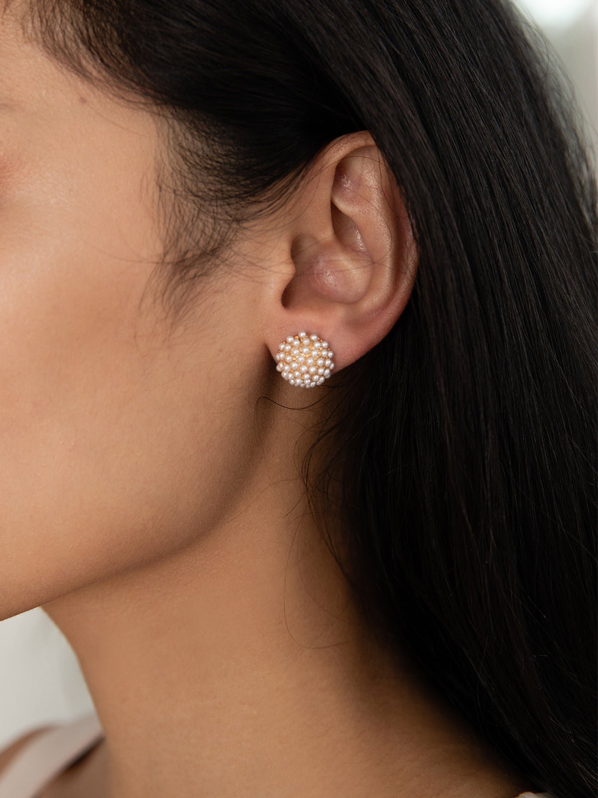 Pearl Pave Studs